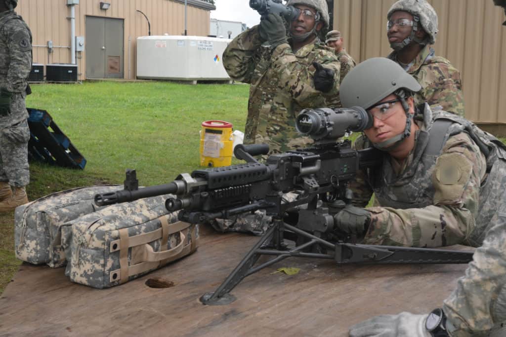 AN/PAS-13 MWTS mounted on an M240 Machine Gun