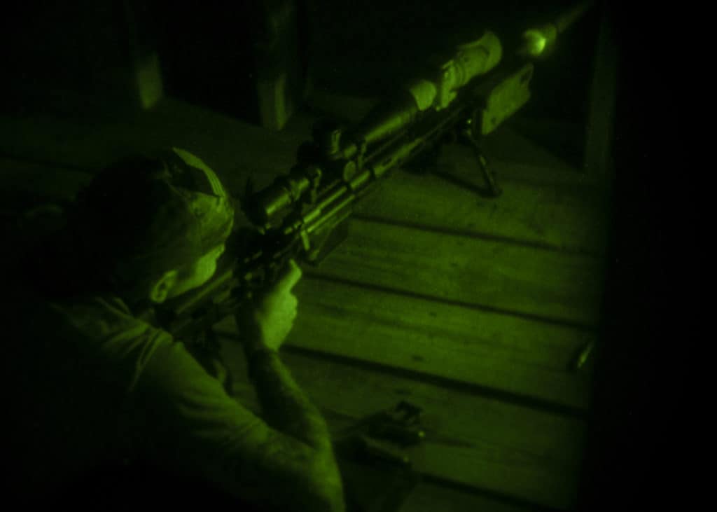 M110 Sniper System with Clip On Night Vision