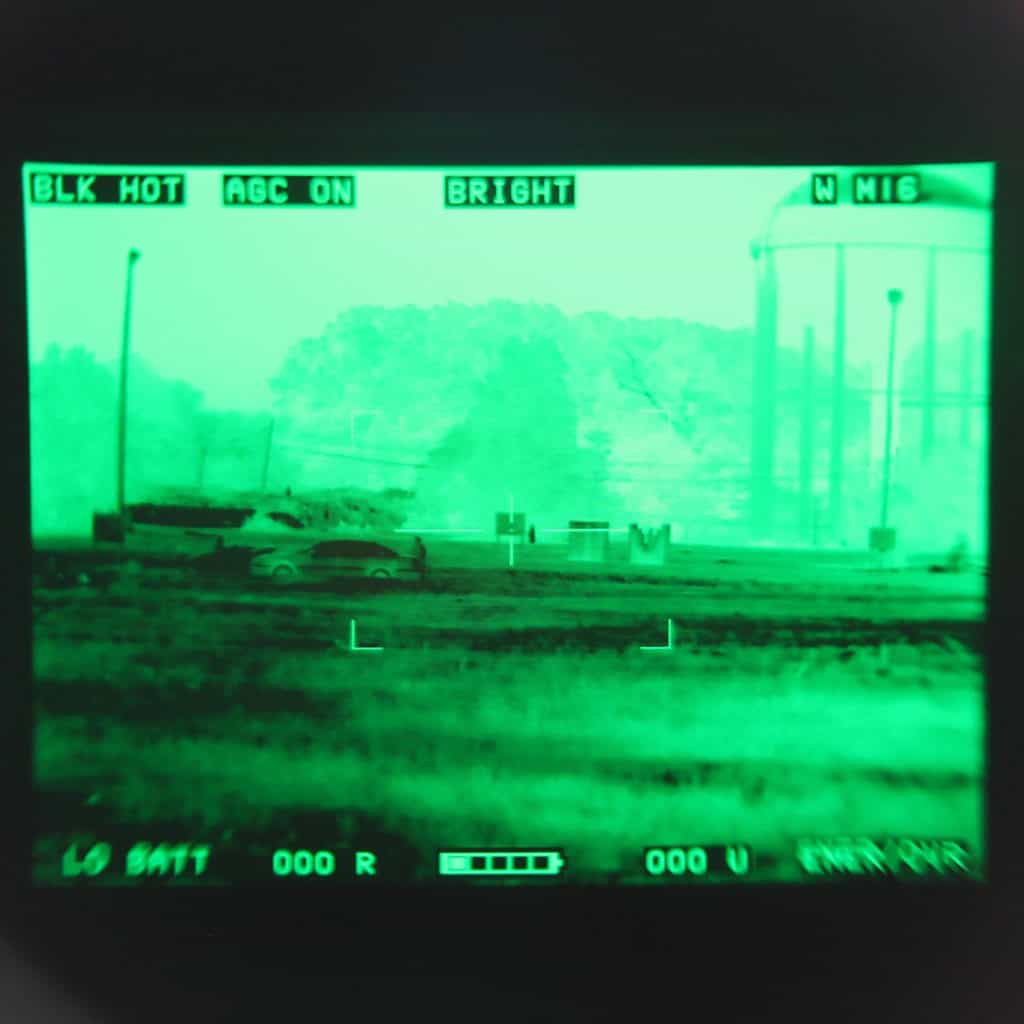 View through an AN/PAS-13 Weapon Thermal Sight