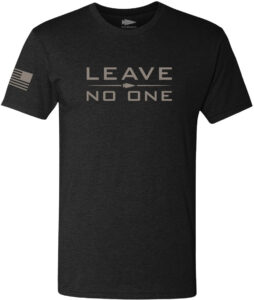 GORUCK T-shirt - Leave No One black front
