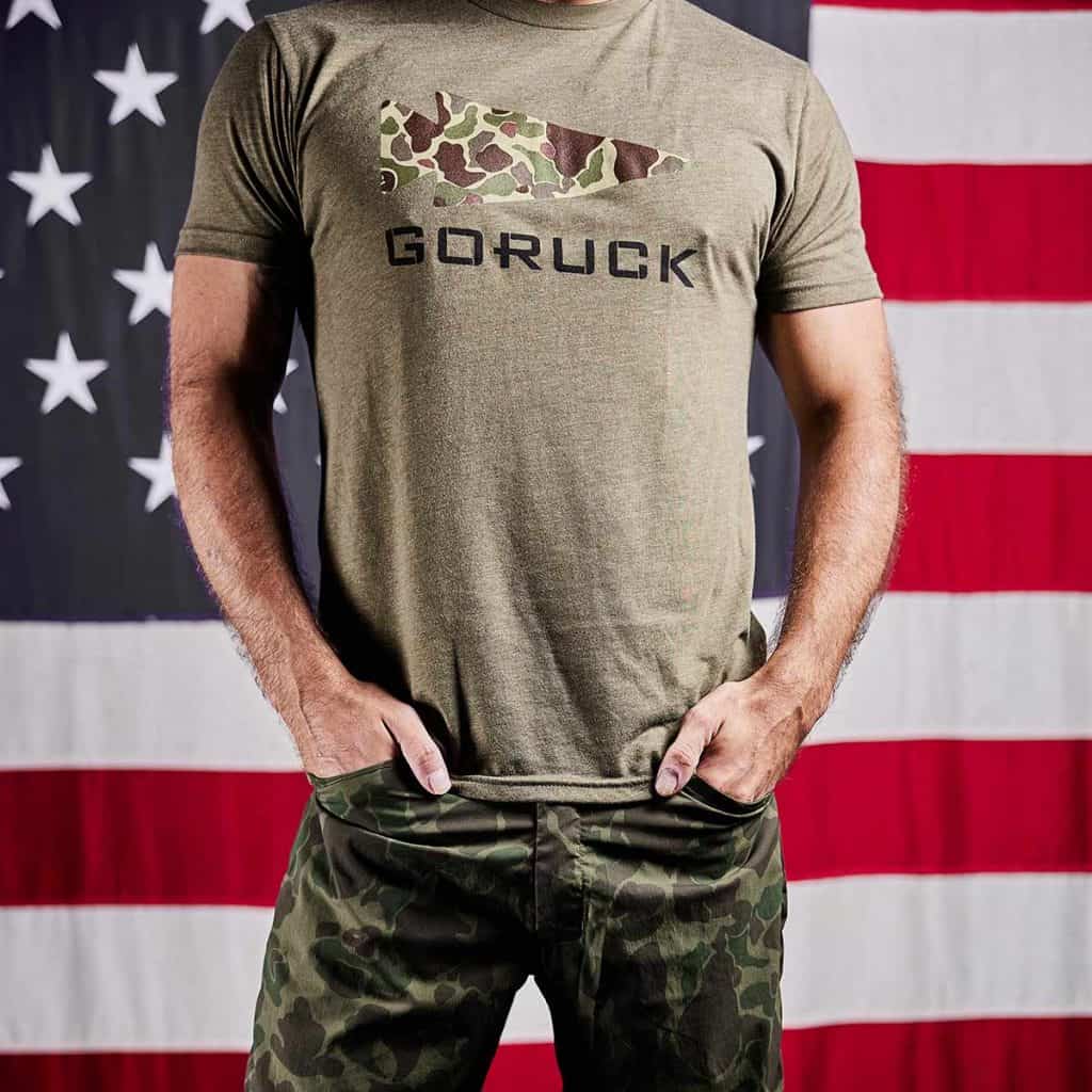 GORUCK T-shirt - GORUCK Spearhead worn by an athlete 2